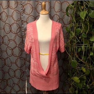 Pink Chevron Sweater